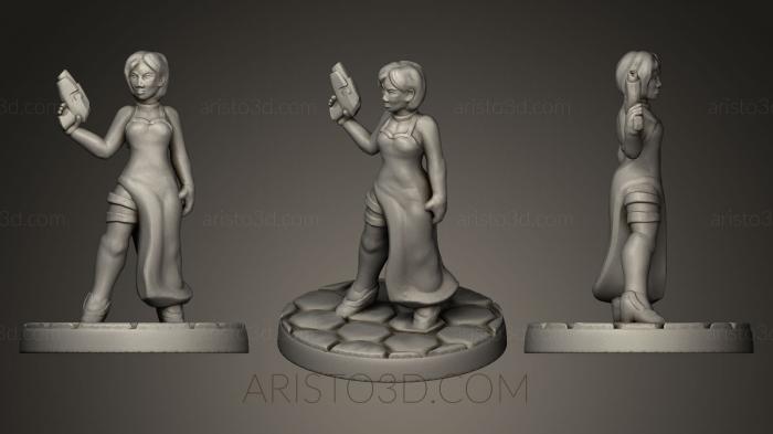 Figurines of girls (STKGL_0077) 3D model for CNC machine